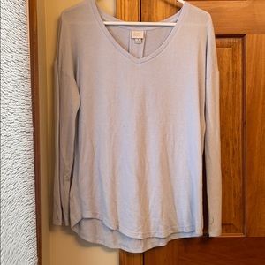 A New Day Light Blue Long Sleeve shirt Size Small